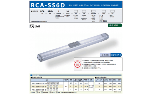 日本IAI艾衛艾 電缸RCA-SS6D-I-30-6