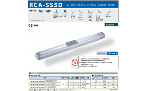 日本IAI艾衛艾 電缸RCA-SS5D-I-20-3