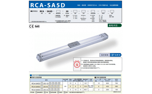 日本IAI艾衛艾 電缸RCA-SA5D-20-12