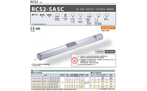 日本IAI艾衛艾 電缸RCS2-SA6R-30-12