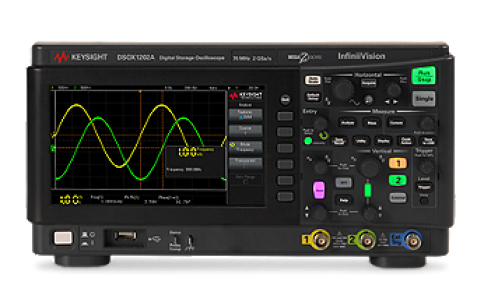 DSOX1202A 示波器：70 100 200 MHz，2 個(gè)模擬通道是德科技Keysight