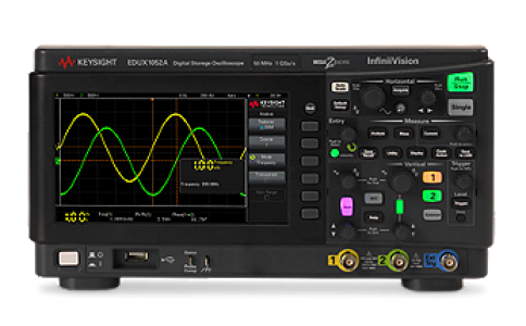 EDUX1052A 示波器：50 MHz，2 個(gè)模擬通道是德科技Keysight