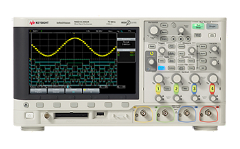 MSOX2002A 混合信號示波器：70 MHz，2 個(gè)模擬通道和 8 個(gè)數字通道是德科技Keysight