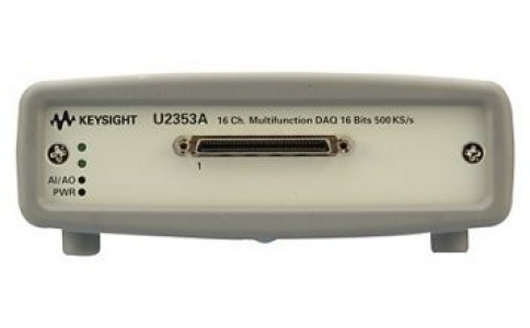 U2353A 16 通道 500 kSa s USB 模塊化多功能數據采集設備是德科技Keysight